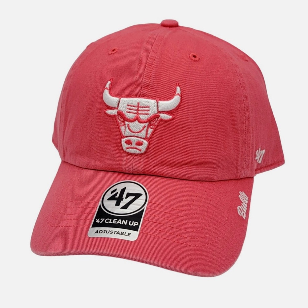 Chicago Bulls '47 Brand Luminance Cheer Clean Up Relaxed-Fit Hat
